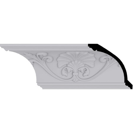 Ekena Millwork 6 3/8"H x 6 1/4"P x 8 5/8"F x 94 1/2"L, (18 7/8" Repeat), Cornelia Crown Moulding MLD06X06X08CN